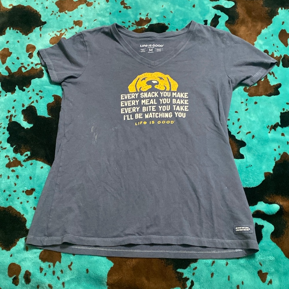 life is good  V neck shirt